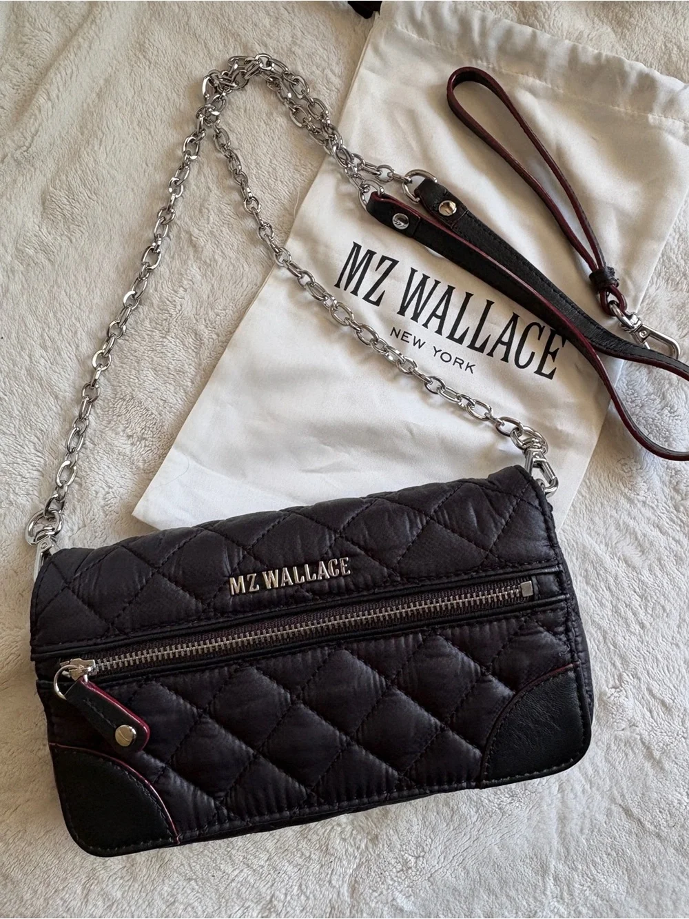 MZ Wallace Crosby Convertible wristlet wallet crossbody - Picture 1 of 11